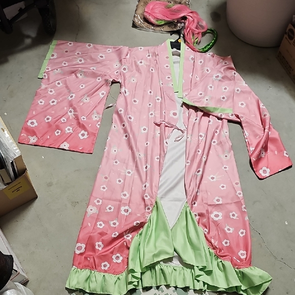 Dresses & Skirts - Nwt Demon Slayer Kimono With Matching Wig